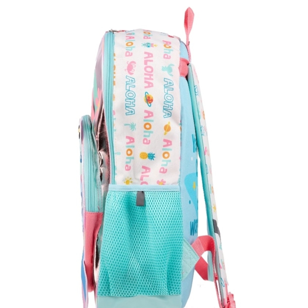 Disney Stitch Kids Backpack - Pink and Blue - Picture 4 of 7